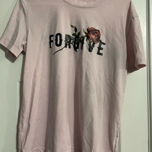 Pink graphic tee